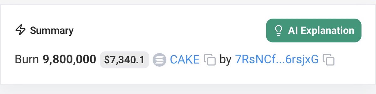 vikrantnyc's tweet photo. Update on Cake.XMR coin:  claimed $4684.75 today (SOL 39.252)
Bought the coin, and then burned yesterday's and today's buy (all of them):
https://t.co/ejvEjhzu0q https://t.co/VLmEdkWcVo