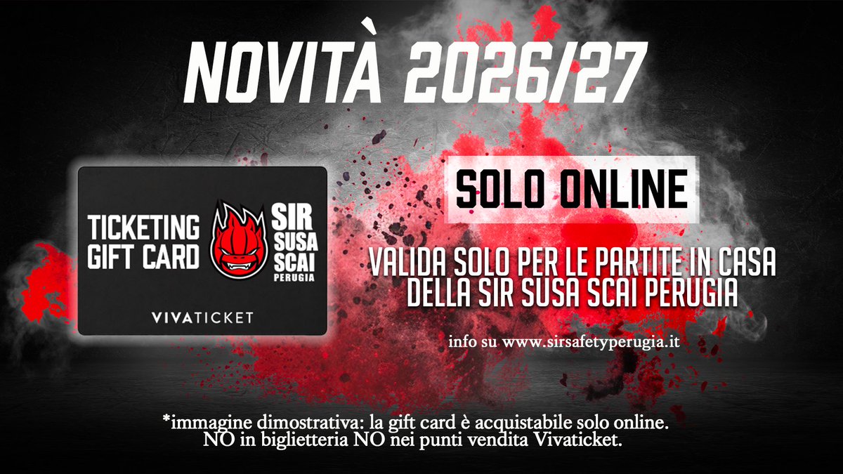 SIRVolleyPG's tweet photo. Il contest “Il grande volley insieme a noi!”, la gift e-card… tutte le novità della prossima stagione!
https://t.co/7wpQ0goNR3
#BlockDevils https://t.co/uCkW6SaeMj