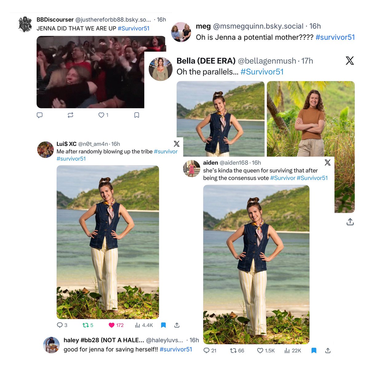 survivorcbs's tweet photo. we are in full swing of the Open Era π₯ #Survivor #CommentRoundUp #Survivor51 #FanComments https://t.co/QBNcETXkkV