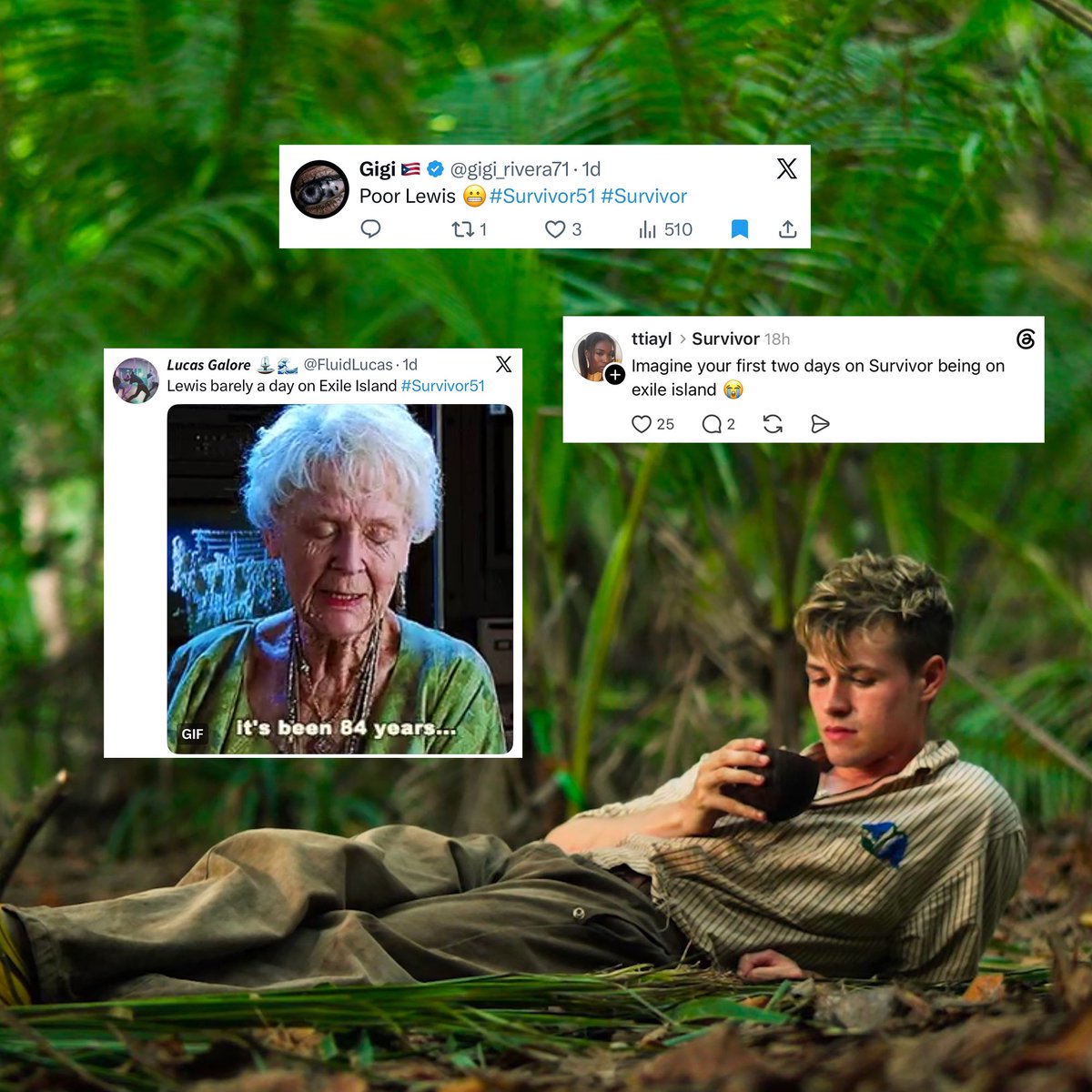 survivorcbs's tweet photo. we are in full swing of the Open Era π₯ #Survivor #CommentRoundUp #Survivor51 #FanComments https://t.co/QBNcETXkkV