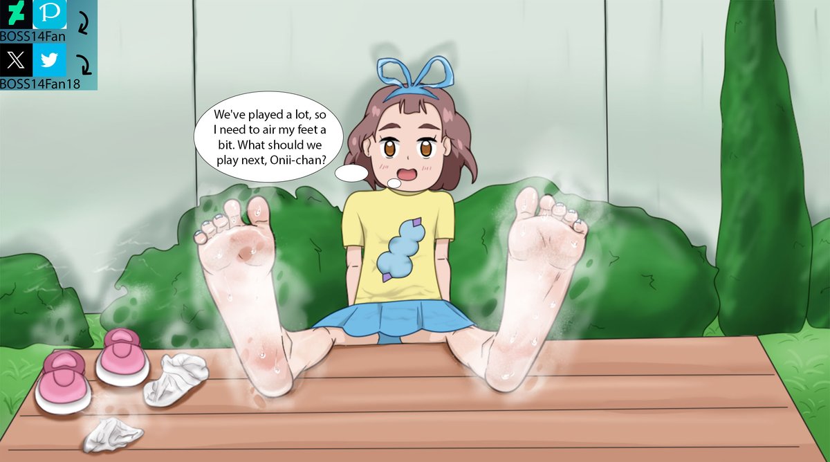 BOSS14Fan18's tweet photo. Jinny cuteness (Commission) 2/4 #footfetishart #Jinny https://t.co/yCEPZxOeF1