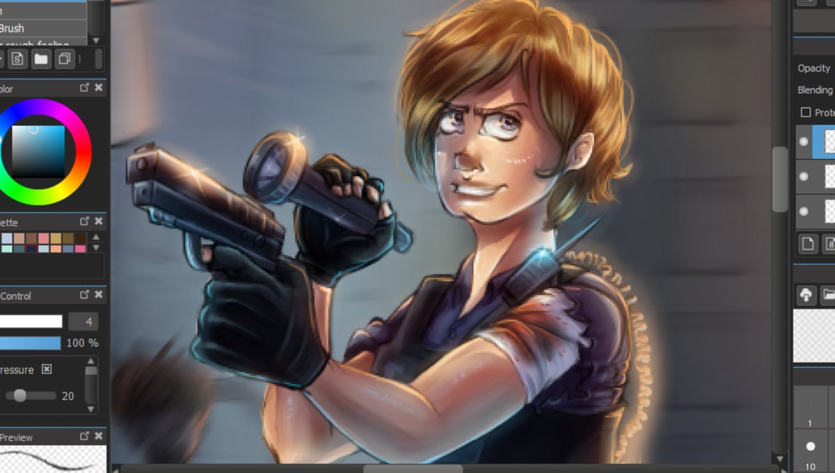 EndishGal56's tweet photo. Happy anniversary to my favorite couple ever!! These two will always be in my heart... 🥹💕 Old art from 2023 on Instagram, but I'll still repost it here cause why not!! <3 💜 ✨ 
#aeon929 #ResidentEvil #ResidentEvil2Remake #AdaWong #LeonSKennedy https://t.co/d1zAl6Ukbl