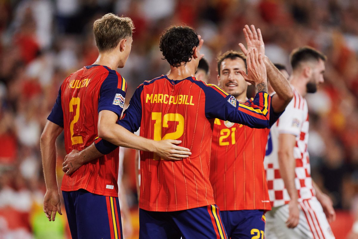 SEFutbol's tweet photo. Yo gritaría igual mi primer gol con la @SEFutbol.

Y tú también, ¿verdad?

🇪🇸 🆚 🇭🇷 | 2-1 | 41’

#VamosEspaña | #NationsLeague https://t.co/GUlkaZvjlv