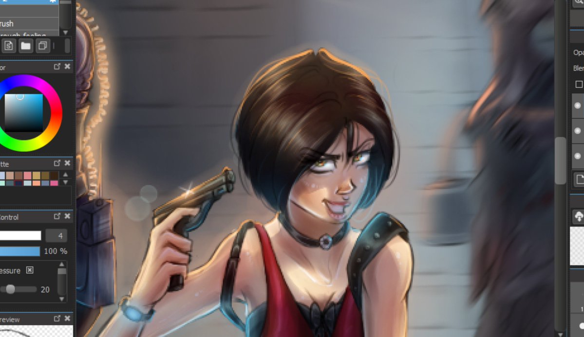 EndishGal56's tweet photo. Happy anniversary to my favorite couple ever!! These two will always be in my heart... 🥹💕 Old art from 2023 on Instagram, but I'll still repost it here cause why not!! <3 💜 ✨ 
#aeon929 #ResidentEvil #ResidentEvil2Remake #AdaWong #LeonSKennedy https://t.co/d1zAl6Ukbl