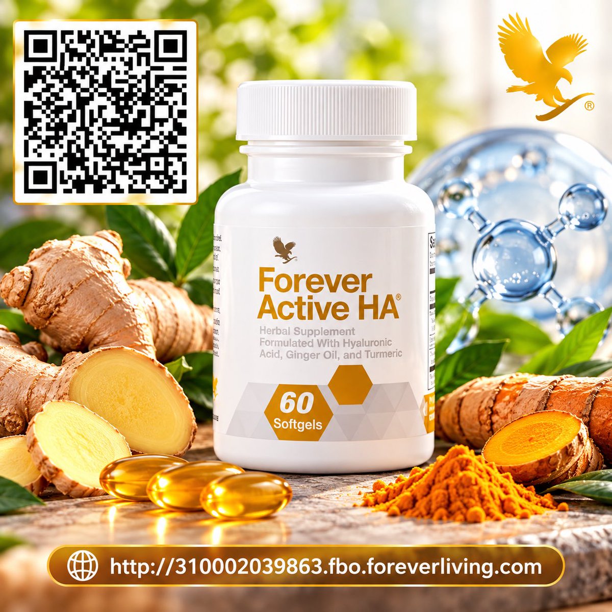 RedeNormaA's tweet photo. Prenez soin de vous au quotidien. ✨

Forever Active HA associe acide hyaluronique, huile de gingembre et curcuma dans une formule pratique à intégrer à votre routine quotidienne. 🌿

Envie d’en savoir plus ?
📲 Scannez le QR Code sur l’image.

Forever et le bien-être au quotidien. 💛

#ForeverLiving #ForeverActiveHA #BienÊtre #RoutineBienÊtre #ForeverLivingProducts