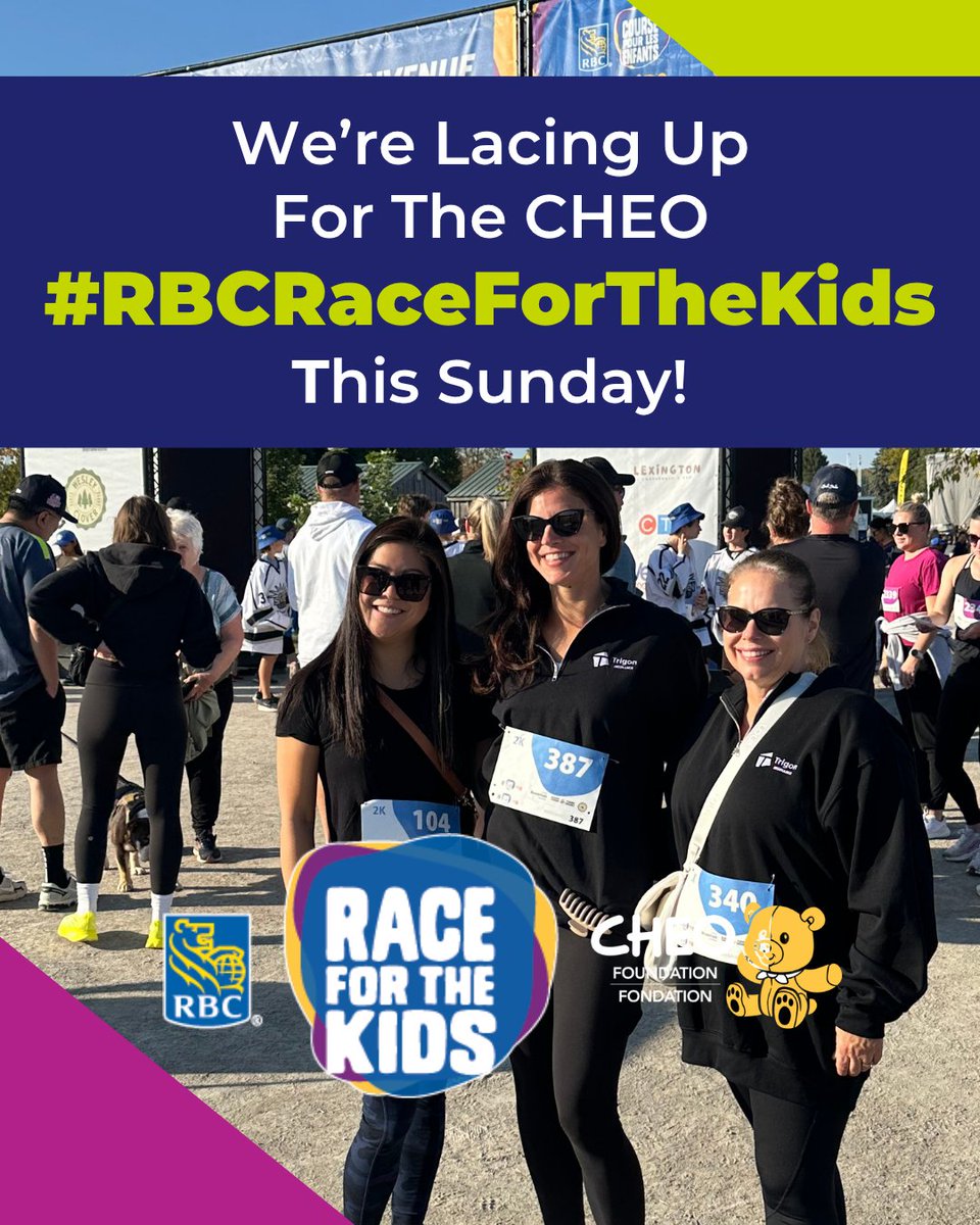 TrigonInsurance's tweet photo. 🏃‍♀️🏃‍♂️ The countdown is on — Team Trigon is ready to race for CHEO this Sunday! 💚

Race day is almost here, and there’s still time to support Team Trigon! Every donation makes a difference.

Support our team:
https://t.co/IRANkfShEg

#RBCRaceForTheKids #CHEO #CHEOFoundation https://t.co/tf1b93dlIt