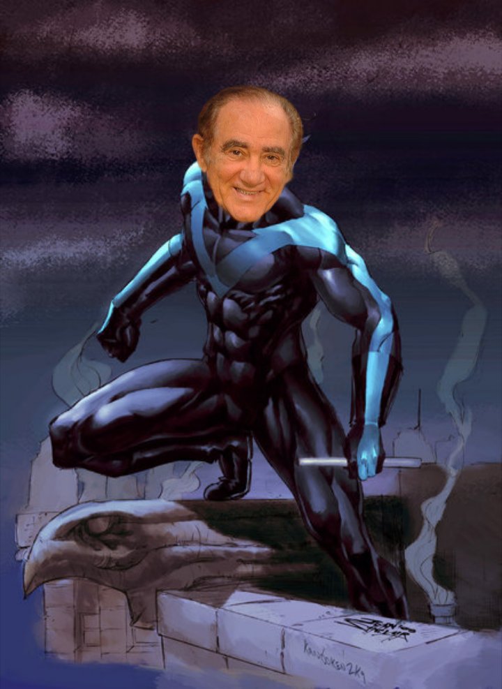 PunkyRevice's tweet photo. Psicólogo: não existe um membro da bat família que também era um dos trapalhões

O Didick grayson atrás dele https://t.co/hchr8MTscZ