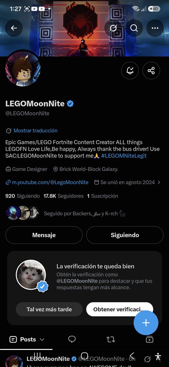 jayyyy_blanco's tweet photo. @BackersGamesF @LEGOMoonNite doneee ^^ https://t.co/pTgv93FmWs