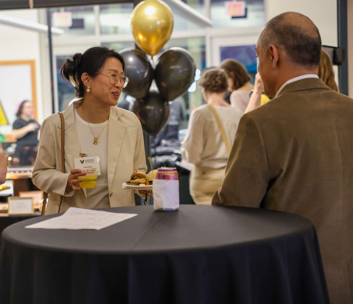 VUEngineering's tweet photo. We had the pleasure of hosting our online Master’s students on campus last week for our annual convening, bringing together online and on-campus Master’s students from across Vanderbilt Engineering. We loved having our students together on campus! https://t.co/KK0Wfp983x