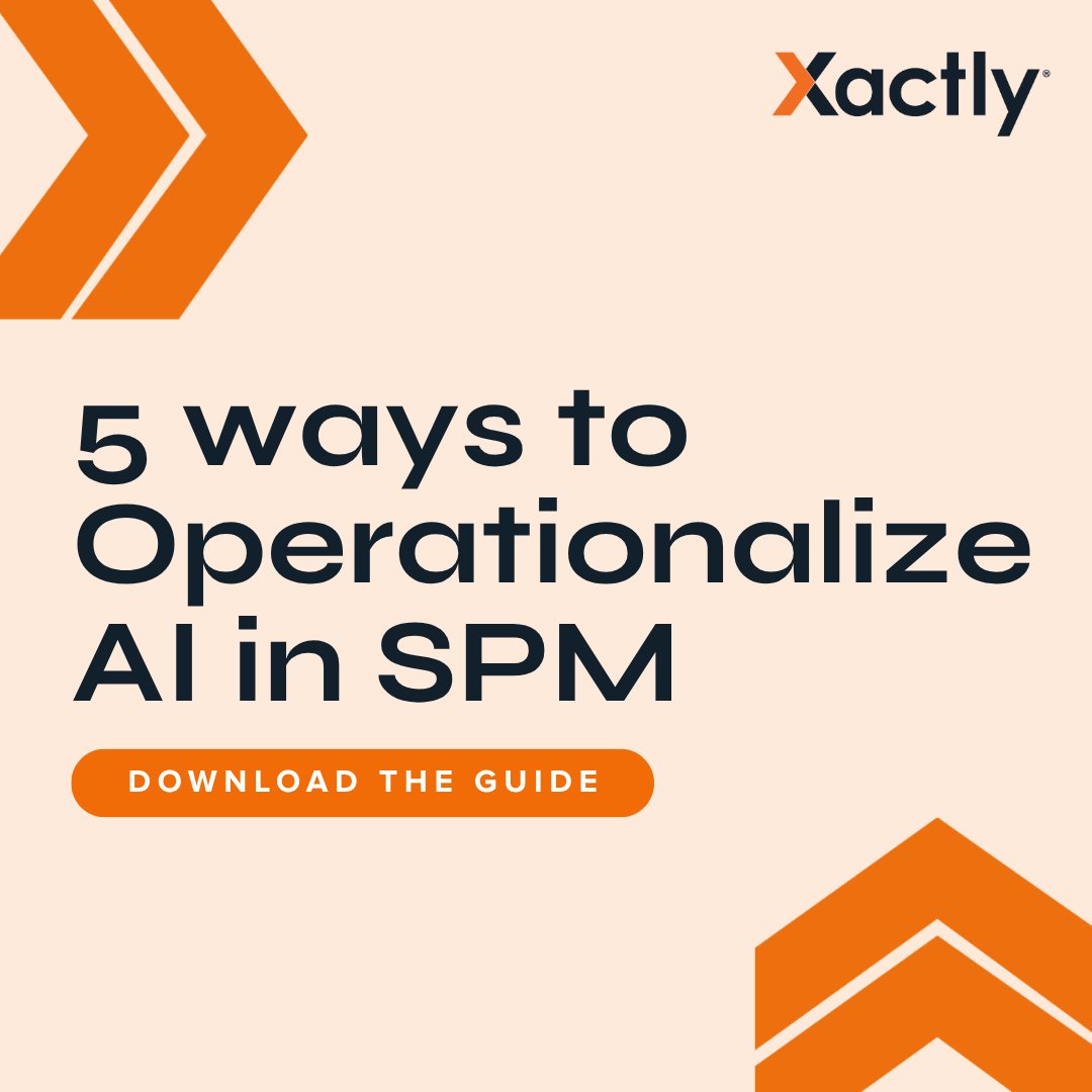Xactly's tweet photo. AI projects often stall before they ever scale. Ready to change that? Discover how RevOps leaders can move from reactive sales performance management to AI-driven orchestration. Download our guide: https://t.co/P0WizEQQRJ #RevOps #AI #SalesTech https://t.co/QpkjMIteMs