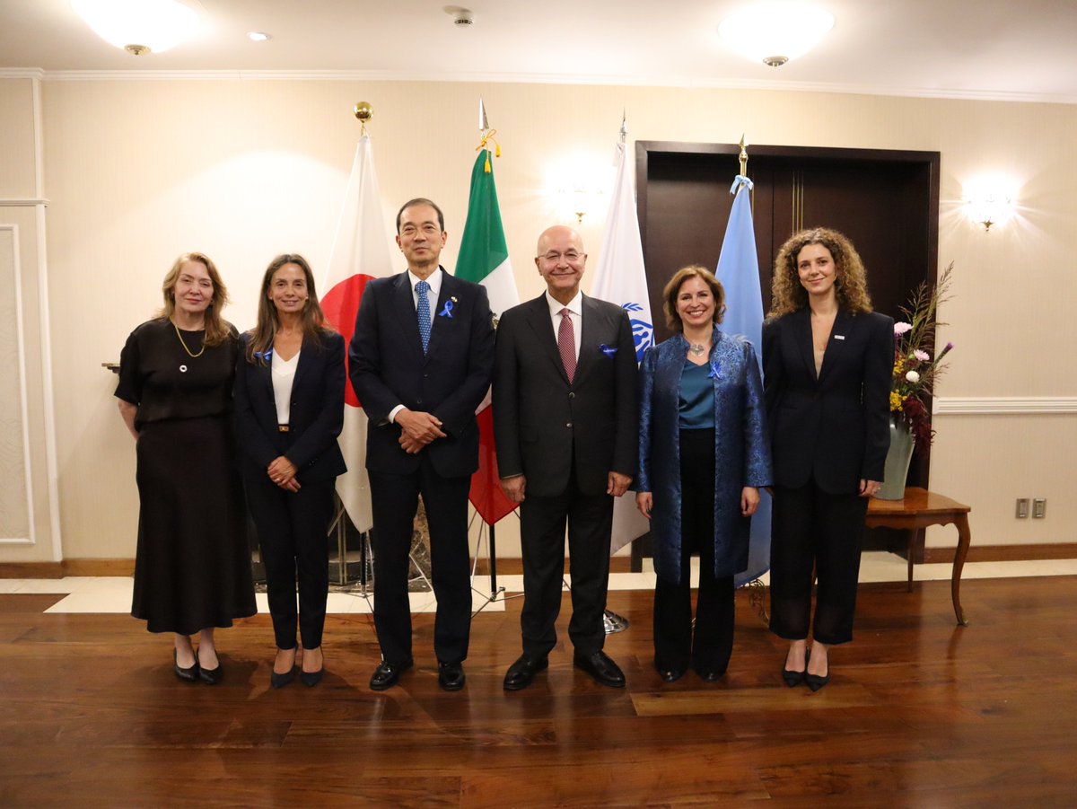 embjpmx's tweet photo. Fue un placer recibir al Alto Comisionado @BarhamSalih para la presentación de la campaña "Seamos Hogar".
El Gobierno del Japón con @Refugees @AcnurMexico y el sector privado, seguirá impulsando la integración de las personas refugiadas en México🇲🇽 https://t.co/Pj4K2aTJm9
