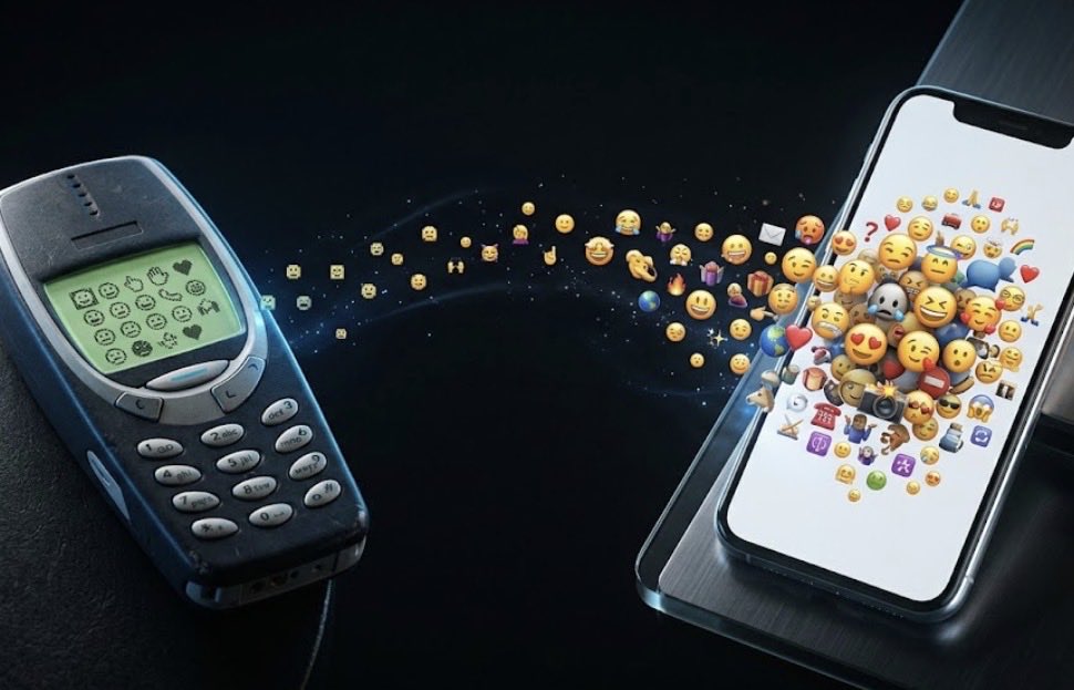 samuelxmind's tweet photo. In 1999, three people created the first emoji.

They had just 12×12 pixels to work with.

Today, we use them to communicate entire emotions without writing a single word.

The internet invented a new language. https://t.co/hYU0S5apOJ