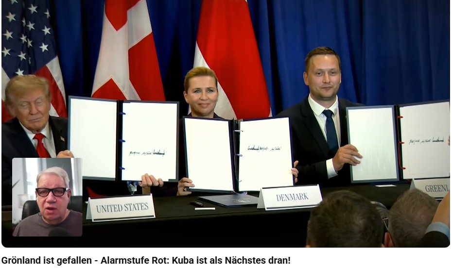 SvenHarken's tweet photo. Grönland ist gefallen - Alarmstufe Rot: Kuba ist als Nächstes dran! https://t.co/HxRoCOyGSA via @YouTube https://t.co/f21eQ5Op0M