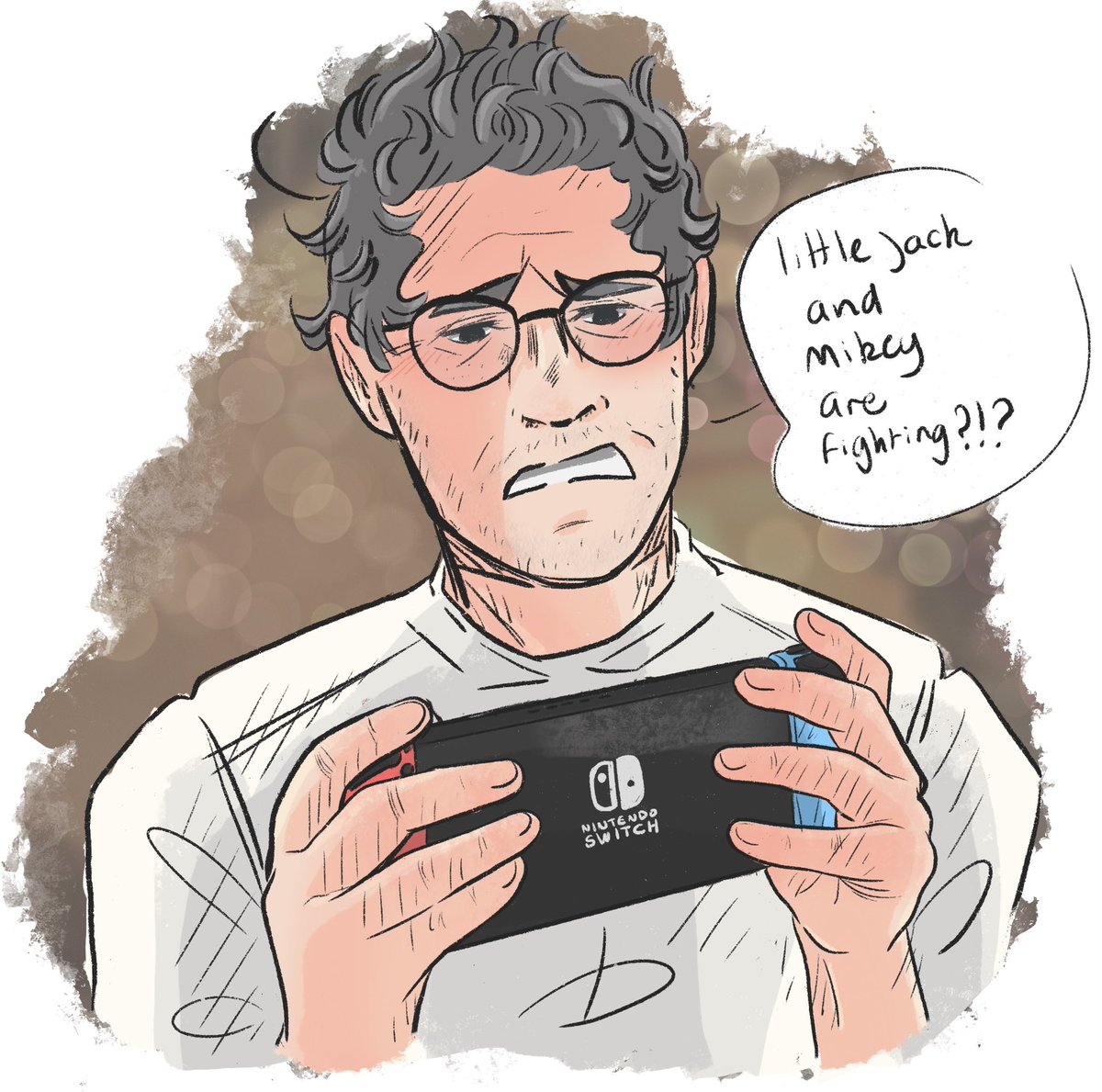 natendo_art's tweet photo. Jack playing Tomodachi life 🙈

#thepitt #jackabbot #rabbot https://t.co/Uz0O7DkUAc