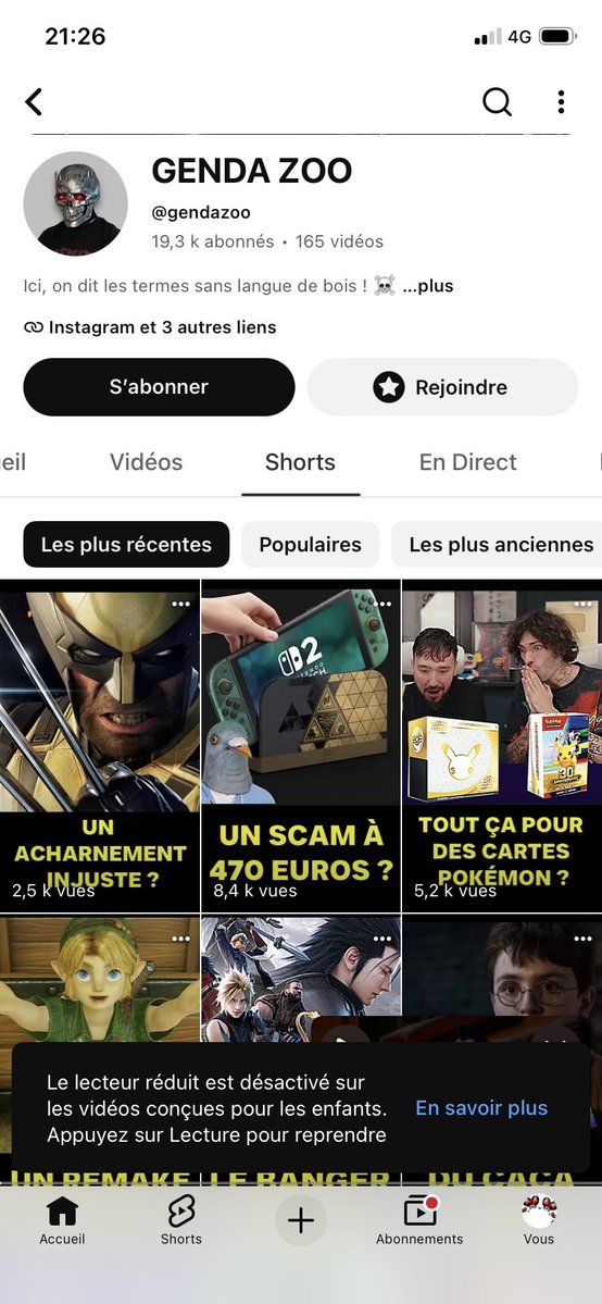 RomaneGarruac3's tweet photo. Si vous voyez se poste signaler cette chaîne en masse. Certains youtubeurs peuvent avoir des comportements nuisibles pour les mineurs c’est notamment le cas de ce youtubeur. https://t.co/YskxuZYEMG