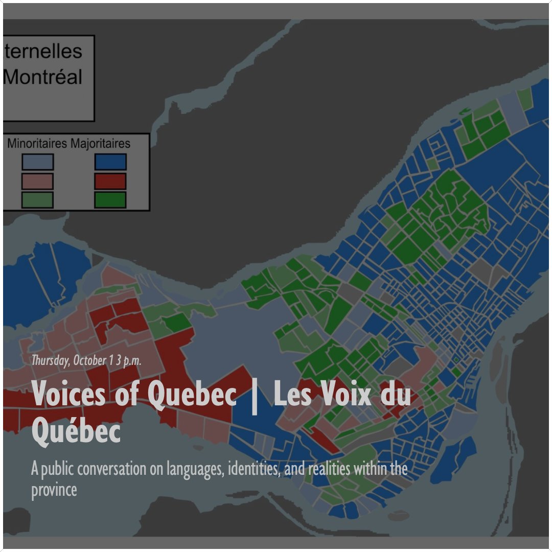 cu4thspace's tweet photo. Rejoignez-nous pour une table ronde à propos au paysage linguistique du Québec. Both an introduction to the field and open public forum, this conversation will be an idea exchange and highlight current research in linguistics!

Pour plus d’information: https://t.co/cRrjq8k6No https://t.co/CyqDWsZcRh