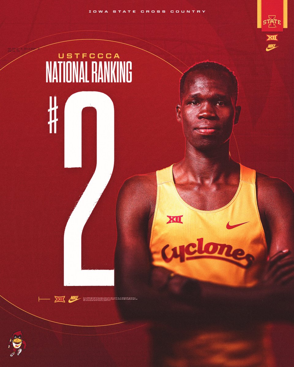 CycloneTrackXC's tweet photo. Up to No. 2 in Week 2! https://t.co/Xq4oOr2zRl