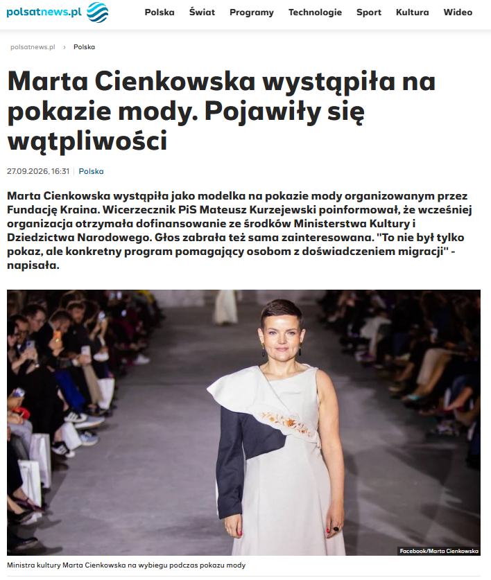 PiotrSterkowski's tweet photo. W związku z ostatnimi wydarzeniami, w których udział brała sama Pani @MartaCienkowska kieruję zapytania do @kultura_gov_pl i @MRiRW_GOV_PL , gdyż w ramach @FundKisiela planujemy wydarzenie pt. "Festiwal Wolności Słowa".

WNIOSEK O UDOSTĘPNIENIE INFORMACJI PUBLICZNEJ
Na podstawie art. 61 ust. 1 i 2 Konstytucji Rzeczypospolitej Polskiej oraz art. 2 ust. 1, art. 3 ust. 1 pkt 1 i art. 6 ust. 1 ustawy z dnia 6 września 2001 r. o dostępie do informacji publicznej (Dz.U. z 2022 r. poz. 902 z późn. zm.), w związku z planowaną przez Wnioskodawcę organizacją ogólnopolskiego wydarzenia społeczno-kulturalnego pod nazwą „Festiwal Wolności Słowa”, wnoszę o udostępnienie następujących informacji publicznych:
1. Procedury i zasady zaangażowania wizerunkowego kierownictwa resortu:

a) W jaki sposób i na jakich zasadach formalnych organizacja pozarządowa planująca „Festiwal Wolności Słowa” może wystąpić o udział członka kierownictwa resortu (w tym Ministry Kultury i Dziedzictwa Narodowego Marty Cienkowskiej lub innych członków Rady Ministrów, np. Ministry ds. Równości Katarzyny Kotuli) w charakterze modela wybiegowego pro bono lub osoby aktywnie prezentującej koncepcje artystyczne na scenie?

b) Czy w resorcie obowiązuje sformalizowany tryb rozpatrywania wniosków o tego typu wystąpienia, a także czy resort dopuszcza formułę prezentacji łączonej, w której wizerunek osób sprawujących funkcje publiczne wspiera wielowymiarowe cele społeczne – od wolności słowa, przez równość społeczną, aż po promocję polskiego dziedzictwa kulinarnego (w tym certyfikowanych wyrobów tradycyjnych)?

c) Kopia umowy, porozumienia lub regulaminu określającego warunki udziału Pani Ministry Marty Cienkowskiej w pokazie mody podczas finału projektu „ReFashioned 2026” w dniu 25 września 2026 r.

2. Finansowanie, logistyka i koszty wizerunkowe:
a) Czy i w jakiej wysokości Ministerstwo poniosło jakiekolwiek koszty bezpośrednie lub pośrednie (w tym transportu, przygotowania wizerunkowego, stylizacji, wizażu, obsługi medialnej bądź ochrony) w związku z wybiegowym występem przedstawiciela resortu 25 września 2026 r.?
b) Kopia kosztorysu powykonawczego lub zestawienia wydatków zadania „ReFashioned
2026” dofinansowanego ze środków MKiDN kwotą 148 193 zł.
3. Standardy obsługi cateringowej:
a) Wykaz (rejestr) wykonawców świadczących usługi cateringowe i gastronomiczne na rzecz Ministerstwa w latach 2024–2026 wraz z wartościami zrealizowanych zamówień.
b) Oficjalne wytyczne lub rekomendacje resortu dotyczące doboru poczęstunku na wydarzeniach dotowanych przez państwo – w tym czy dopuszczalne jest łączenie strefy dyskusyjnej o wolności słowa z degustacją tradycyjnych wyrobów garmażeryjnych i wędliniarskich.
UZASADNIENIE
Wnioskodawca przygotowuje kompleksową koncepcję ogólnopolskiej inicjatywy obywatelskiej pod nazwą „Festiwal Wolności Słowa”. Jednym z kluczowych punktów programu ma być otwarty panel performatywno-artystyczny, łączący debatę o swobodzie wypowiedzi z nowoczesnym wybiegiem społecznym.
Inspiracją dla planowanej formy wydarzenia stał się zrealizowany w dniu 25 września 2026 r. pokaz programu „ReFashioned”, podczas którego urzędująca Ministra Kultury i Dziedzictwa Narodowego Marta Cienkowska wystąpiła osobiście na wybiegu, uzasadniając to misją budowania mostów społecznych i realizacją zaangażowania pro bono.
Organizatorzy „Festiwalu Wolności Słowa” zamierzają zorganizować analogiczny, włączający pokaz, do udziału w którym zaproszeni zostaną członkowie Rady Ministrów. W ramach innowacyjnej formuły interdyscyplinarnej dopuszczana jest koncepcja prezentacji łączonej – polegającej na wspólnym wystąpieniu reprezentantów rządu (w tym rozważany jest udział https://t.co/1vl973Egt6. Ministry ds. Równości Katarzyny Kotuli) z jednoczesną promocją materialnego i niematerialnego dziedzictwa narodowego, symbolizowanego przez tradycyjne polskie wyroby spożywcze (np. kiełbasę podwawelską).
Aby przygotować przedsięwzięcie z poszanowaniem zasad legalizmu, transparentności dysponowania środkami publicznymi oraz równego traktowania podmiotów przez organy władzy publicznej (art. 32 Konstytucji RP), Wnioskodawca musi precyzyjnie poznać ramy formalne, w jakich ministerstwo dopuszcza obecność swoich przedstawicieli na wybiegach, wymogi logistyczne oraz sprawdzonych wykonawców usług cateringowych obsługujących wydarzenia resortowe.
Wnioskowane informacje są niezbędne do prawidłowego zaplanowania harmonogramu, kosztorysu oraz zaproszeń na „Festiwal Wolności Słowa”.
Z poważaniem,
Piotr Sterkowski
