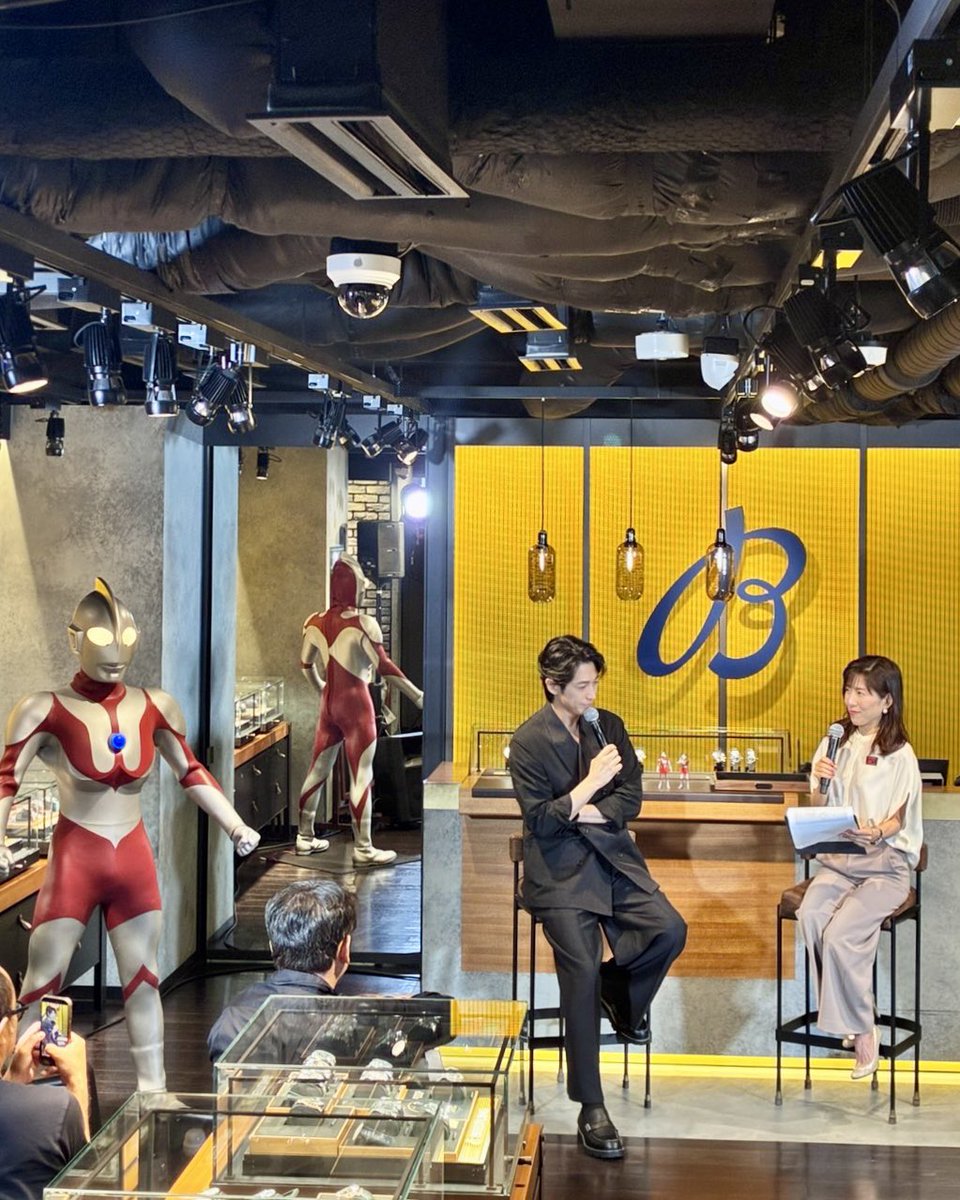 matsushita_megu's tweet photo. “3分間”という
限られた時間に挑む
クロノグラフトーク。

そのあまりの早さに
『ウルトラマンが戦える時間って
こんなに短かったのか！』と⏳

私の中でもカラータイマーが
ドキドキ鳴ってました。

#ブライトリング
#ウルトラマン
#Ultraman https://t.co/9UiuX9TXy7