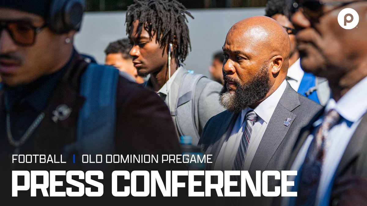 GeorgiaStateFB's tweet photo. GSU vs. Old Dominion Pregame Press Conference ποΈ
Featuring Head Coach Dell McGee, Xavier Esqillion, and Cameran Brown
π: https://t.co/i3Q1R3qSCt
#LightItBlue | @Publix