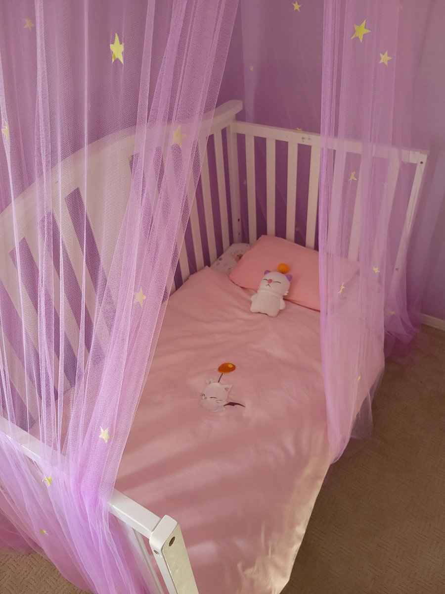 tangledupbrave's tweet photo. I don't know if anyone is interested to see, but I made my daughter a moogle blanket 💕 I'm hoping to embroider stars as a border, but she insisted on having it for nap time 😅
#ffxiv #ff14 #moogle https://t.co/xfTeKaTugO