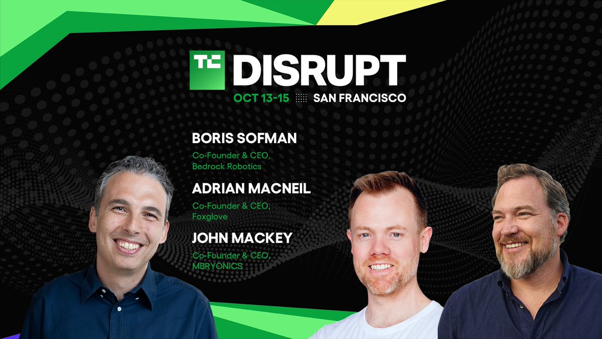 MD_Konsult's tweet photo. Discover how to take your startup from prototype to production at TechCrunch Disrupt 2026 𝗪𝗵𝗮𝘁'𝘀 𝘆𝗼𝘂𝗿 𝗼𝗽𝗶𝗻𝗶𝗼𝗻? 𝗥𝗲𝗽𝗹𝘆 𝗯𝗲𝗹𝗼𝘄! https://t.co/ANwJJyfSjf