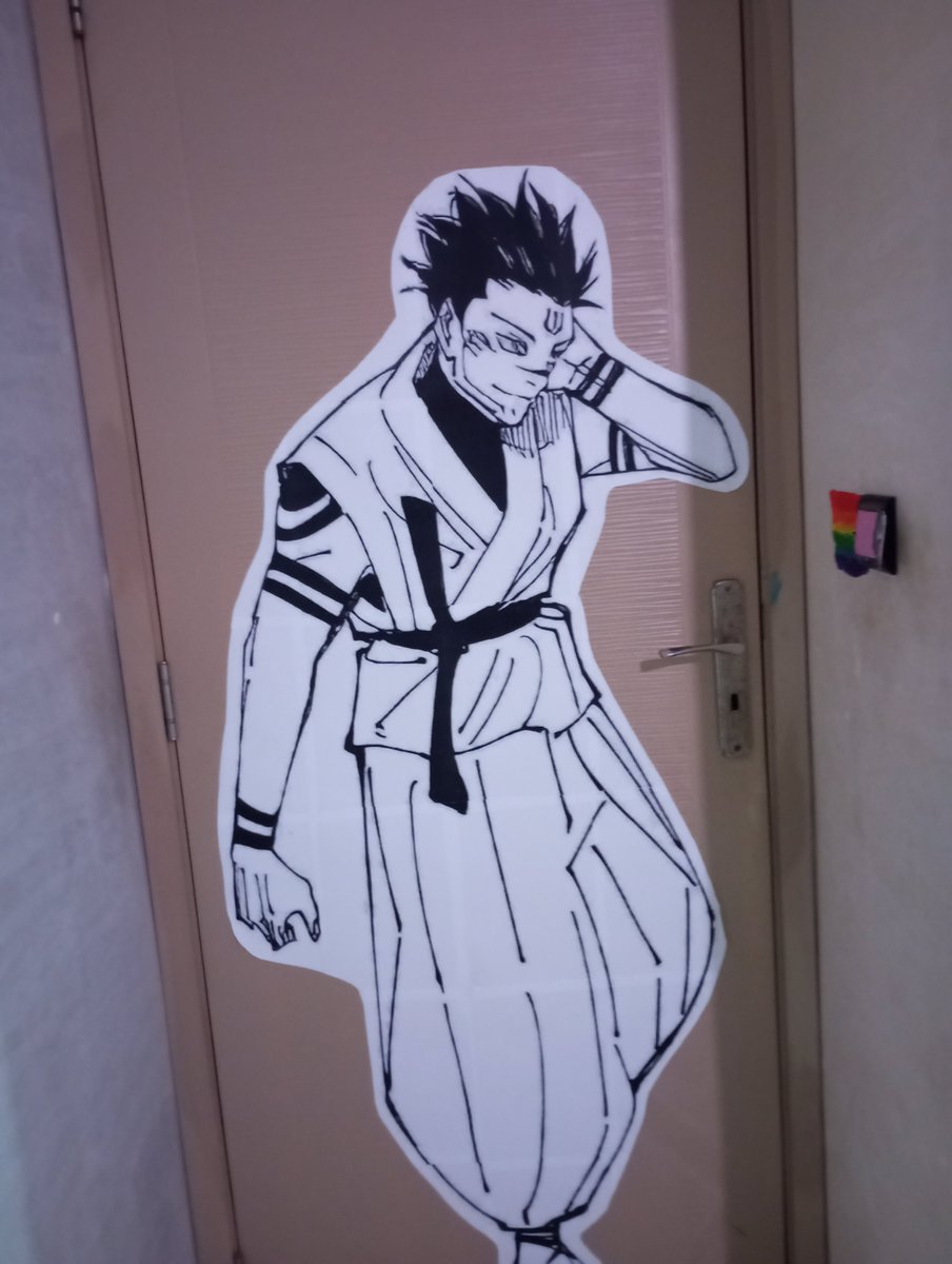 miasonyson's tweet photo. Were isn't he seen in my room is the real question.

My room is a nightmare from Sukuna haters https://t.co/M7zpVmmzaT