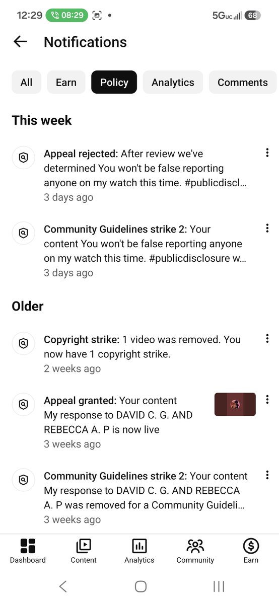 DDFP_1's tweet photo. @YouTube
@TeamYouTube
@reneritchie
@YouTubeLiaison
@YouTubeCreators
@nealmohan
@YouTubeInsider
@Google
@sundarpichai
@FTC

Its been 3 days and my issue was never solved. 

I want all the false strikes removed overall on my channel:
 https://t.co/SzTTOTESLl https://t.co/Ql7Cu7GWl7