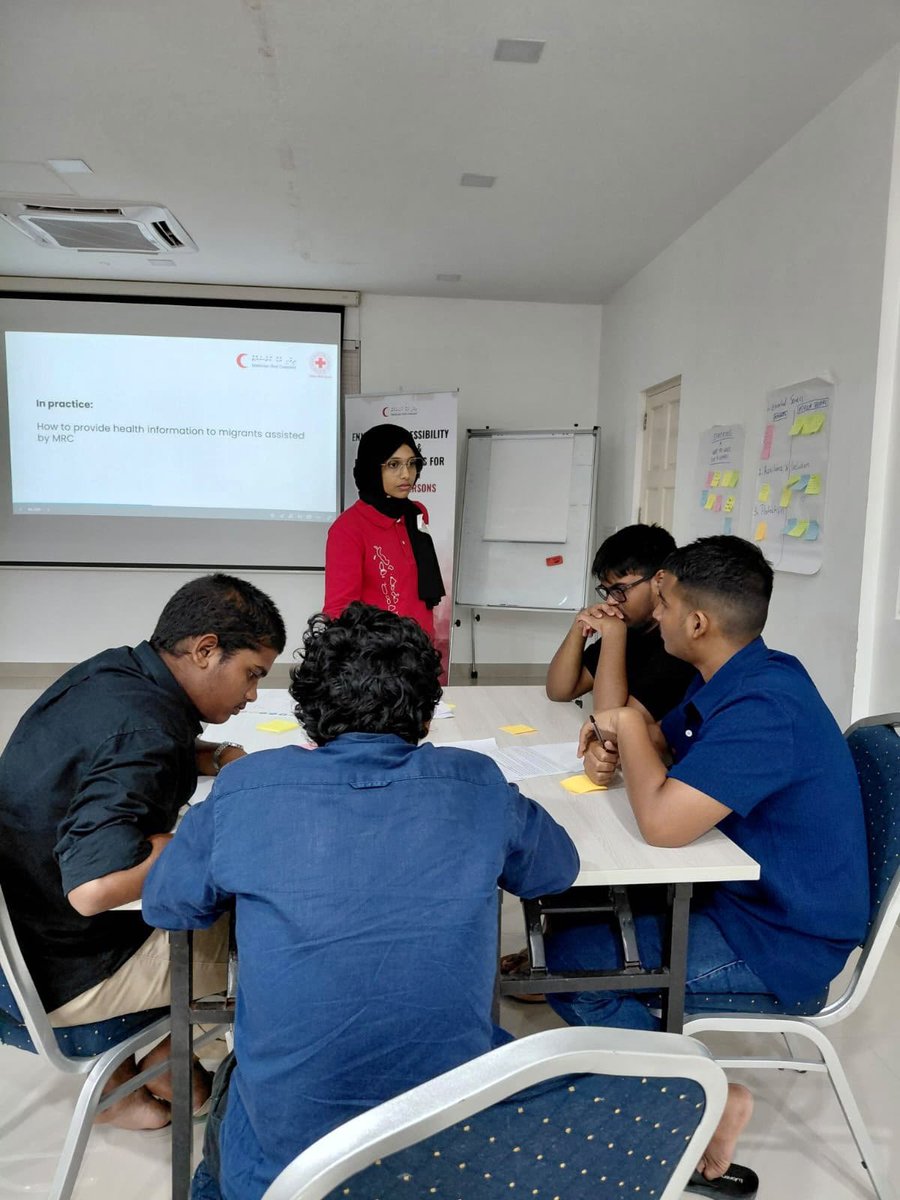 maldivianrc's tweet photo. Last week, we held a two-day Migration Practitioner Training for our volunteers in @mrckfcity , delivered in collaboration with @TransparencyMV &amp; with the support of the @crocerossa https://t.co/7uOVBc5St1