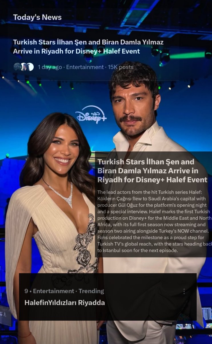 yilseretkilesim's tweet photo. Gündemin güzelliği ✨️💅

#birandamlayılmaz #ilhanşen #HalefKöklerinÇağrısı #YılSer #Halef

@DisneyPlusTR @gulcemgulcu @guloguz_ https://t.co/mUZRdP69dt