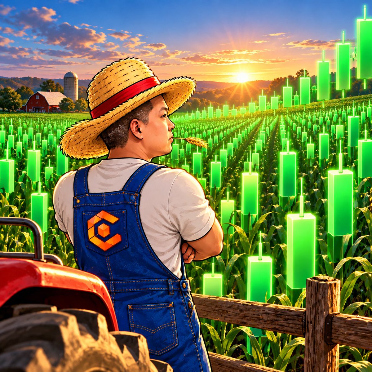 EricOnChain__'s tweet photo. Farmer George $CROP doesn’t chase green candles.
He grows them. 🌾🟩📈

Welcome to the $CLASH ecosystem.
Built on ClashPad. 🌱 https://t.co/7pwsHYLuP7