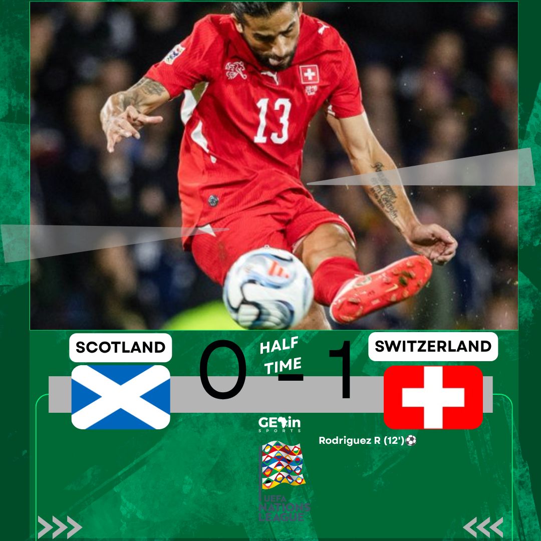 _GETinSports's tweet photo. UEAFA NATIONS LEAGUE HALF-TIME RESULTS.
Czech Republic 0:0 England
Spain 2:1 Croatia
Scotland 0:1 Switzerland
Slovenia 0:0 North Macedonia
San Marino 0:2 Albania
Yamal, Marc Pubill, and Beljo have all scored for their teams.
Red card for Sulc and Hendry https://t.co/2lixwJek41