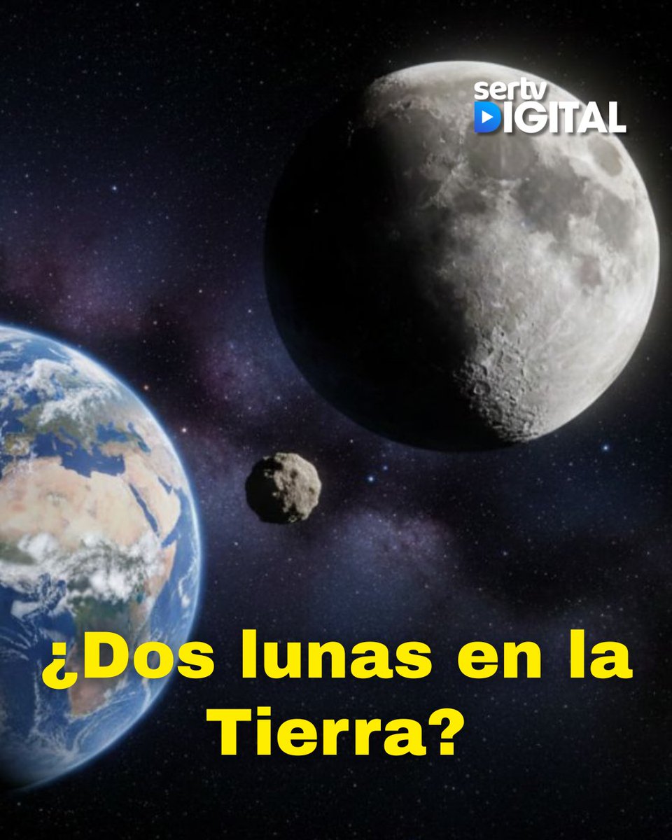 SERTVPANAMA's tweet photo. ¿La Tierra tendrá una “segunda luna” hasta 2083?🌙 No exactamente. 

El asteroide 2025 PN7 es una cuasi-luna: orbita al Sol, pero su trayectoria hace que parezca acompañar a la Tierra temporalmente. https://t.co/QnUcZozHgk