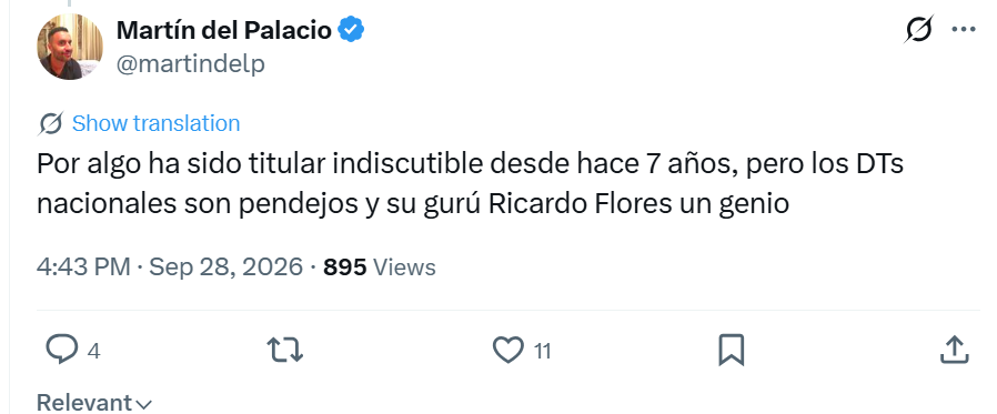 adtrrsgt's tweet photo. Ya lo de Martin es lamentable. No me sorprende que caiga en mamadas como la de Tezumo Miyuka si ni siquiera es capaz de buscar lo más básico antes de hablar y ya van varias .

Primero esto del Dortmund con Beier que claramente se lo sacó del Sofascore por que toda la gente del Dortmund se lo esta pendejeando en los citados. 

Así como estaba dando datos incorrectos de Campillo y sus convocatorias con selección nacional y cuando regresó a Chivas. 

Sin mencionar su artículo tirándole a los "superanalistas" donde precisamente de lo que se queja es que usen las estadísticas fuera de contexto cuando bueno, el wey acaba de agarrar el Sofascore para sacar datos fuera de contexto de Beier.

Justo en ese tweet de Campillo, Majo, Quique Noriega y Pepe del Bosque le respondieron muy amablemente que Campillo si era muy bueno sin balón y Martin convenientemente ignoró que Diego venía de una lesión y fue en el cierre del torneo donde despuntó  que el mismo DT se condicionó a si mismo a no llamar a jugadores de Liga MX que rindieran muy bien en Liguilla, por que si no quedaba como idiota con el tema de su concentración. Pero si criticamos al DT nacional no sabemos nada.

Y ahora, usar un solo clip de Israel Reyes en un amistoso, para demeritar la "salida de balón" cuando en el anterior amistoso con Montes de titular, Colombia le metió 4 a México.

También la obsesión tiene este wey por jugadores altos pero sin habilidad con balón, y desde que se equivocó por completo con Erik Lira vs Edson Álvarez y quien iba a ser titular en el Mundial, y el rendimiento del Piojo Alvarado en el Mundial, de ahí en especial ha sido una mala opinión tras otra.