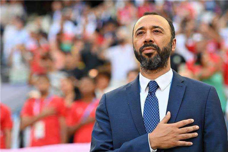 radfes's tweet photo. الإطار الوطني المغربي  طارق السكتيوي يعود بعمان من الموت الى نصف نهائي كاي الخليج بعد الفوز امام الكويت ب 3-1 https://t.co/C6cH9oII5D