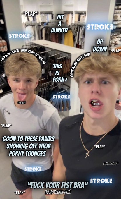 KinkyParadise21's tweet photo. Goon to white boy goon caps 
#gooncap #gooncaps #genz #goon #gooner #feet #pits https://t.co/EKqZufwgNp