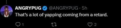 CoffeeQueen_TV's tweet photo. I'm sorry but @DeadbyDaylight but AngryPug having a cosmetic in the game for such a hateful person isn't ok. He has shown how horrible he is over the years and doesn't deserve to have something in the game. Please show him that this behavior isn't tolerated! https://t.co/XIidBI46ec