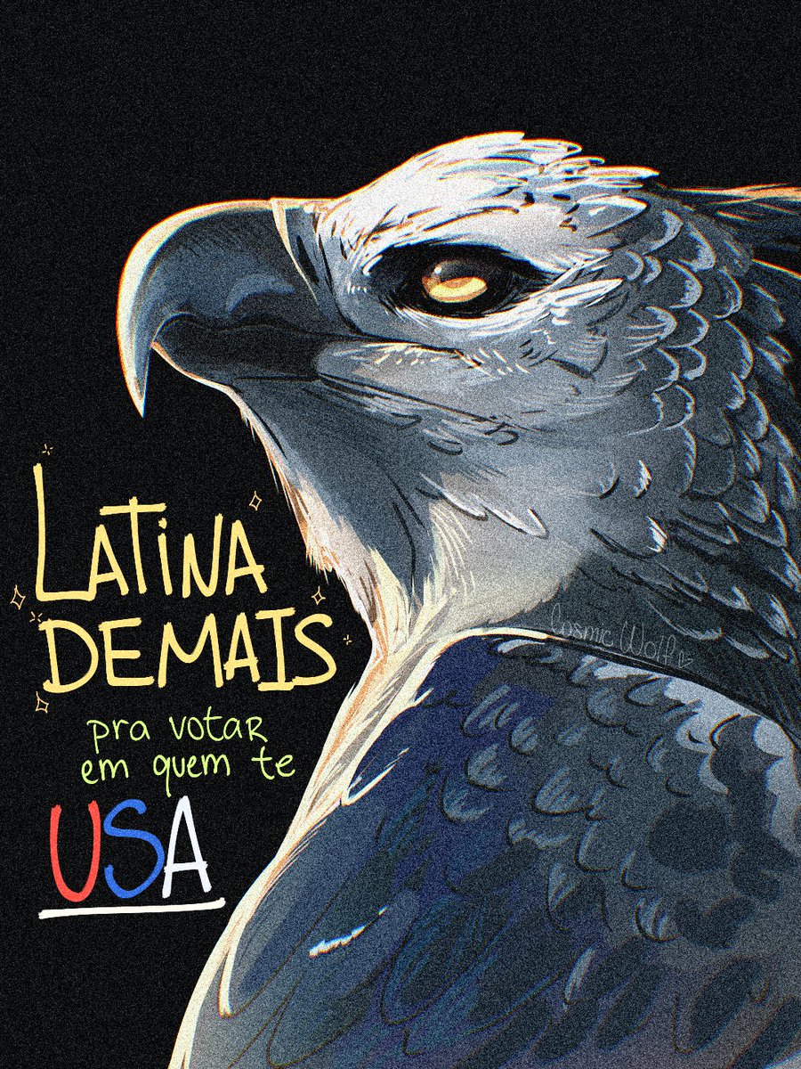 cosmicwolf_arts's tweet photo. Latina demais pra votar em quem quer transformar o meu país em quintal dos Estragos Fudidos✨️

Fiquem longe da floresta amazônica, fiquem longe das nossas terras raras, fiquem longe da nossa soberania nacional, bando de arrombado. https://t.co/cyt44QbLyD