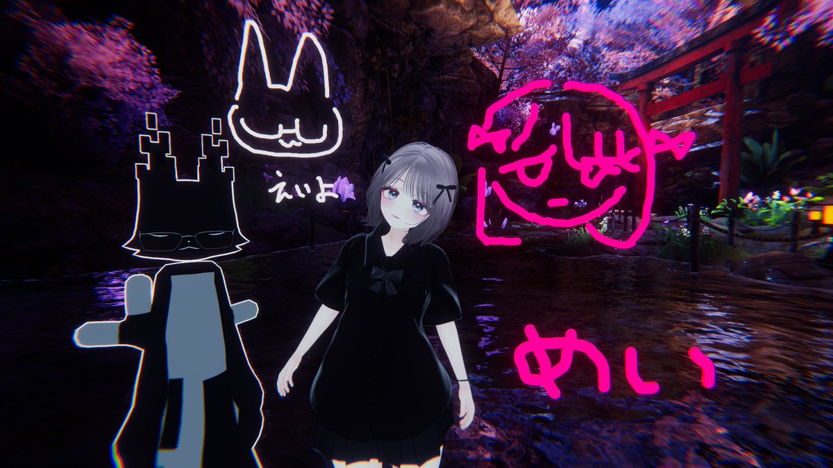 VRCmay00's tweet photo. めちゃ沢山お話してくれて楽しかったー！！ありがとうー！！はっぴー ⸜🌷︎⸝‍
似顔絵ほんとにかわいい ᵕ ̫ ᵕ̩̩ https://t.co/HagpTCUpLh