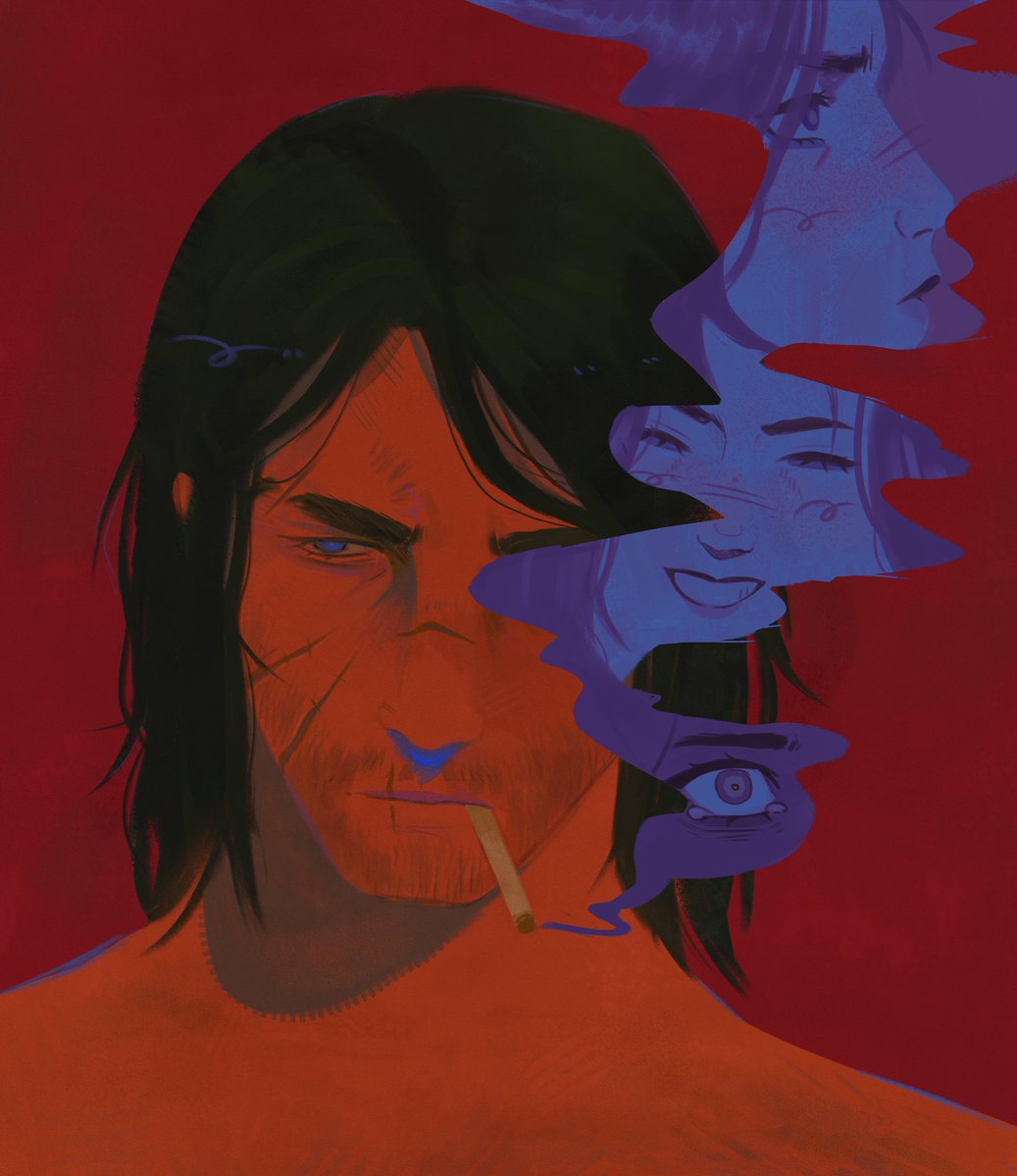 Fu_rann1's tweet photo. 🚬◑﹏◐. 

#rdr2 #abigailmarston #johnmarston
.
A friend showed me a "trend" she was doing, and I wanted to do it too (✿◡‿◡) https://t.co/Ll8cqug4Oe