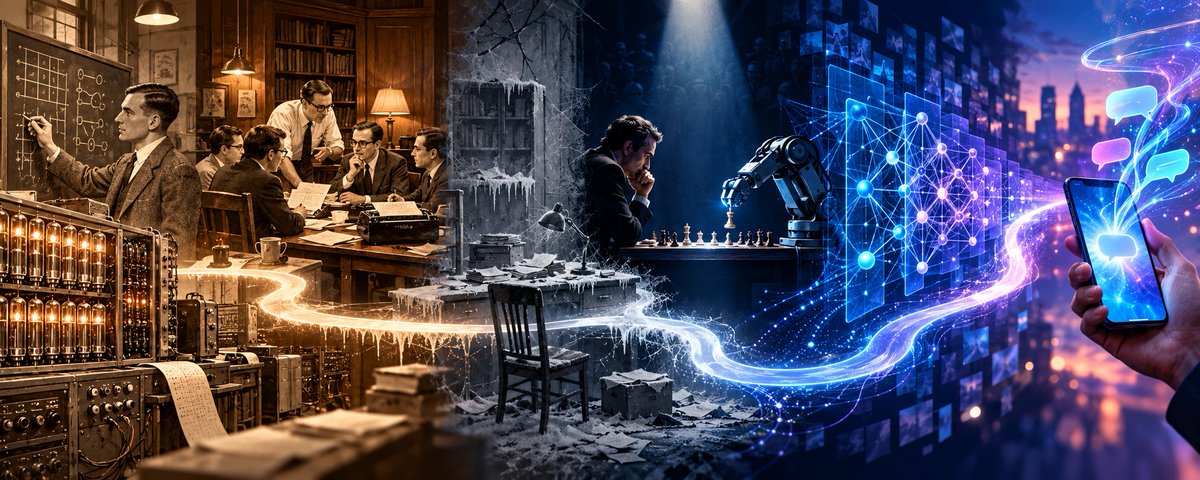 How an Idea That Was Twice Deemed a Failure Became ChatGPT: The Complete Story of AI
