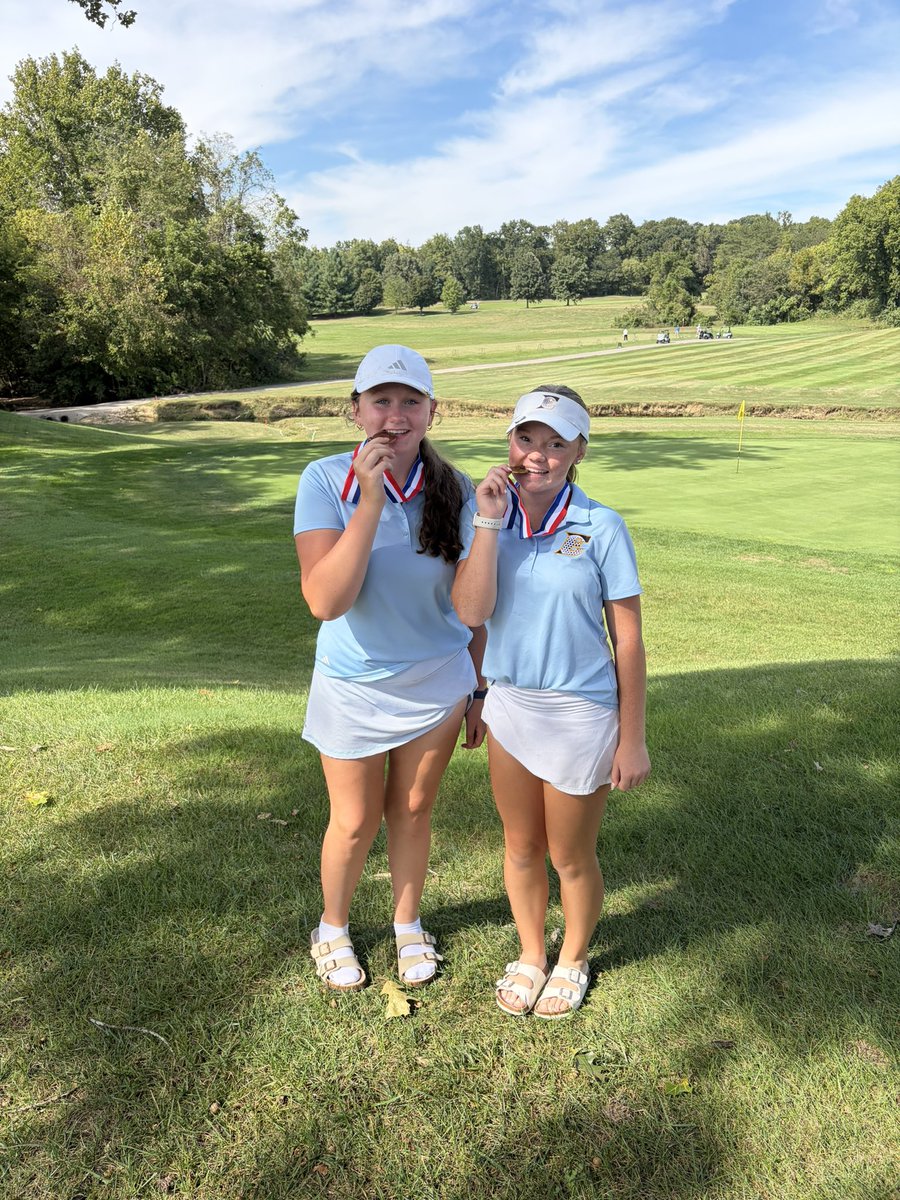 FZEGolf's tweet photo. Congratulations to All GAC North/Central Girls Golf: Erin S (2nd team) &amp; Ali B (1st Team) https://t.co/wT4XZuGYGM