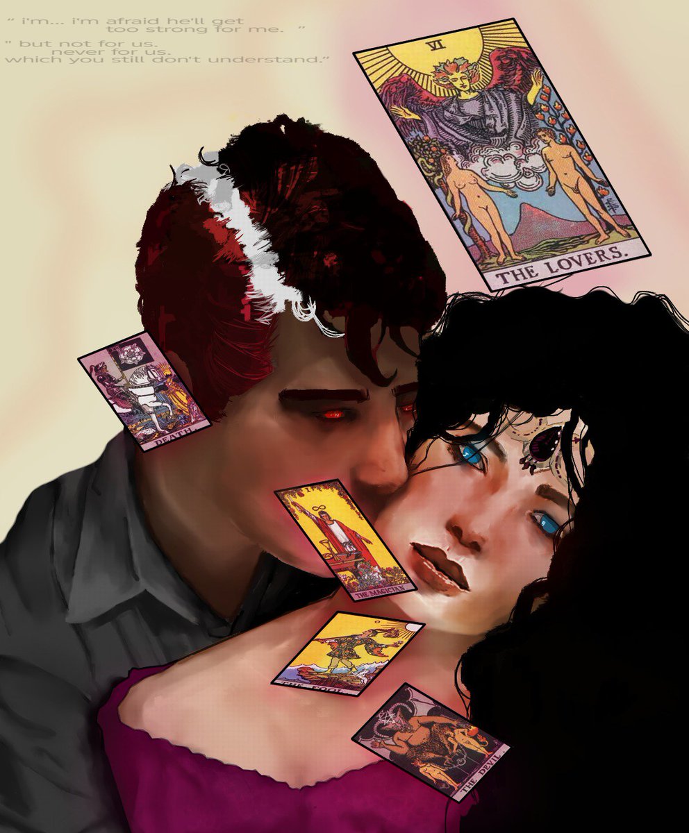 kassandrrare's tweet photo. the lovers. #jasonimue 
jason blood × madame xanadu https://t.co/S0whKzR2O6