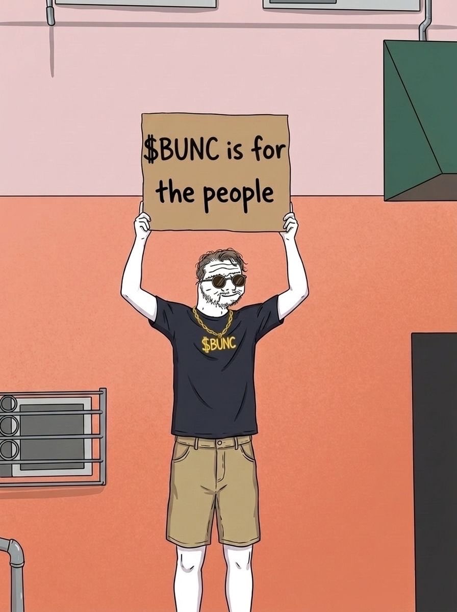 bununcs's tweet photo. $BUNC is for the people https://t.co/dLSQcOtdQ8