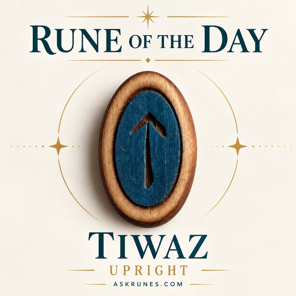 askrunes's tweet photo. Rune of the day: Tiwaz ↑

That conversation you’ve been putting off? Have it. Tiwaz favors the honest move, even when your voice shakes a little.

What’s one thing you need to say clearly today? https://t.co/REhrCPkiTw