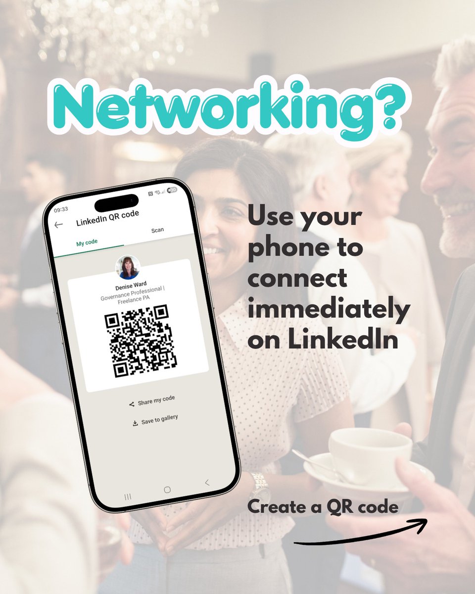 ConradFitzfmu's tweet photo. Connect with fellow networkers on LinkedIn instantly—no typing or manual searching needed. Open the app, tap the top search bar, then tap the QR code icon on the right. https://t.co/laZw0lhstU