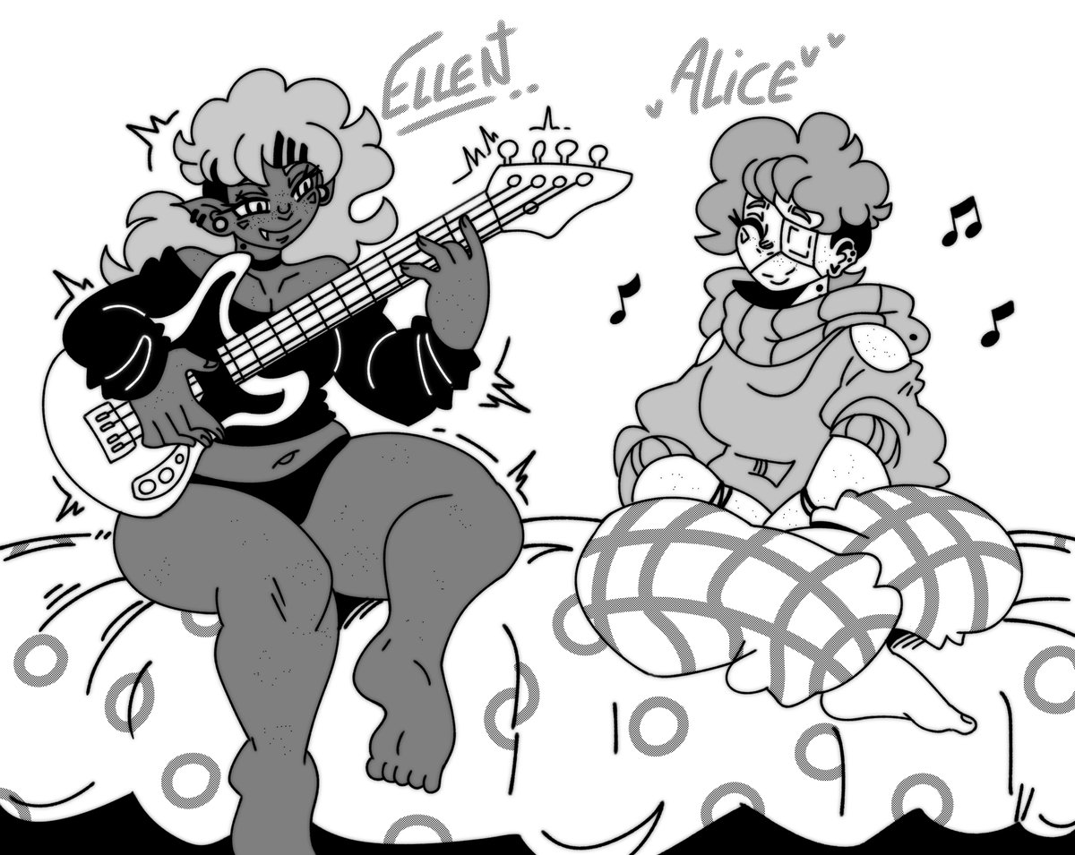 mitsukisea's tweet photo. Desenhei as ocs de uma tal de feh dubs aí 
@fehdubs blehh ✨🎸

#art #digitalart #oc https://t.co/ClJfbbyiKK