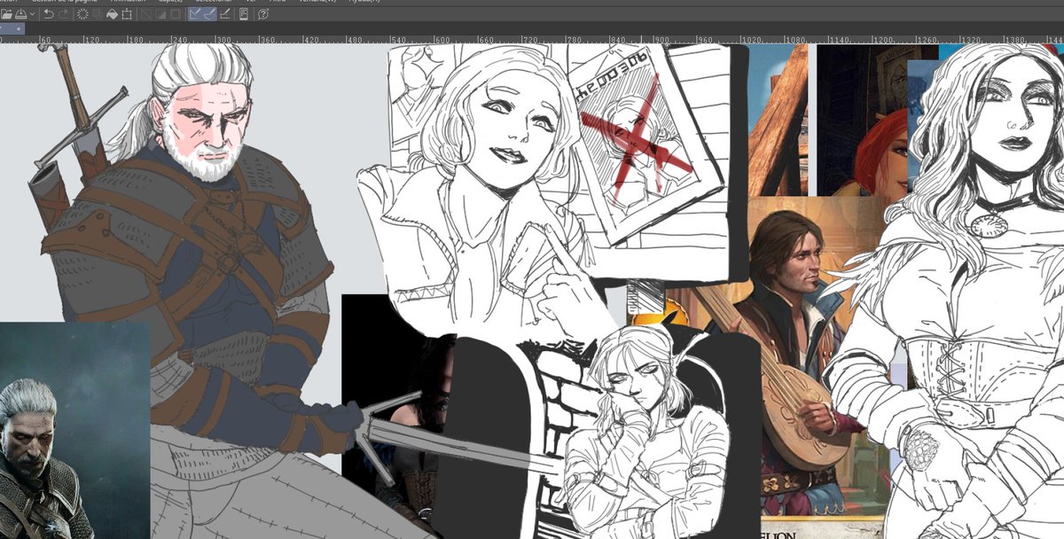 cuervoelgris's tweet photo. WIP
Gran fan del juego, por lo que quería hacer fanart usando referencias que encontré en pinterest. #Thewitcher3remaster https://t.co/gUFHurVJuu