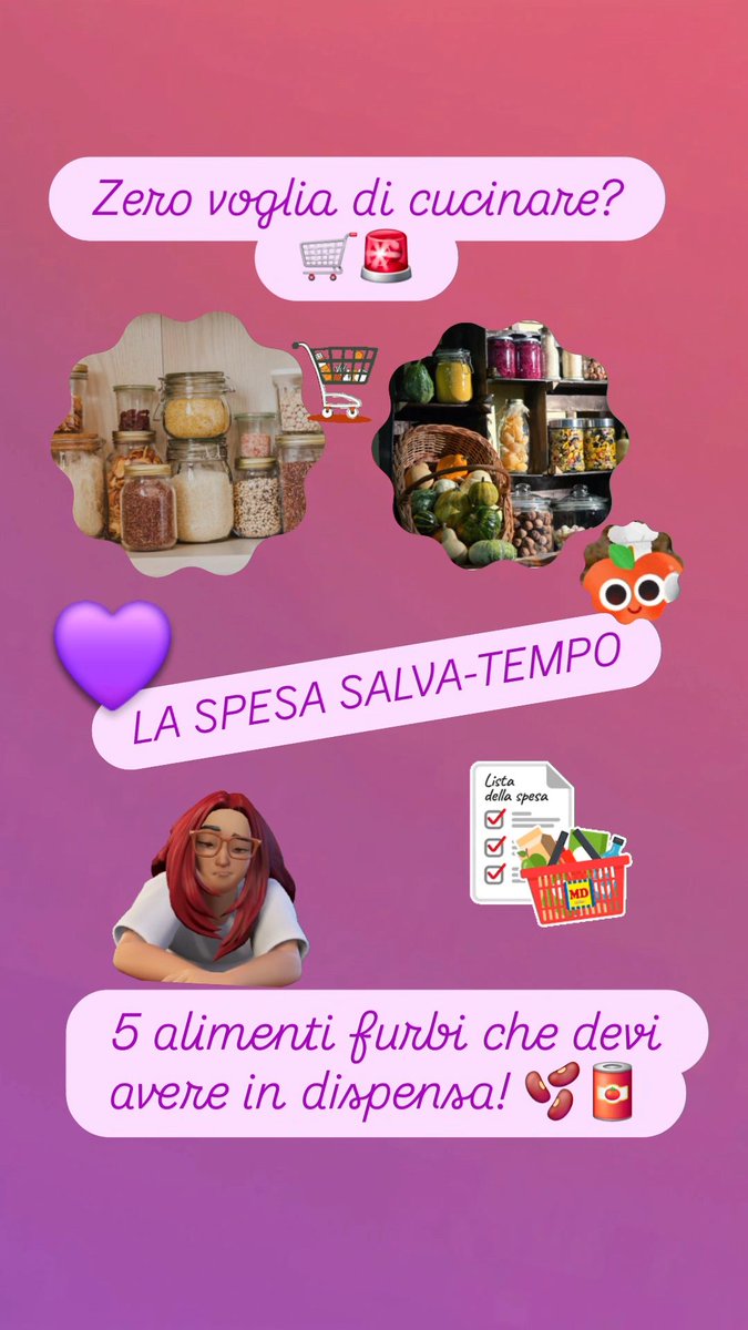 GgolfariGiulia's tweet photo. Cosa fai nei giorni "no"?
Ti bastano 5 alimenti furbi in dispensa per comporre un piatto sano in 5 minuti netti! 🫘🥫 https://t.co/qYbv8MwKd9