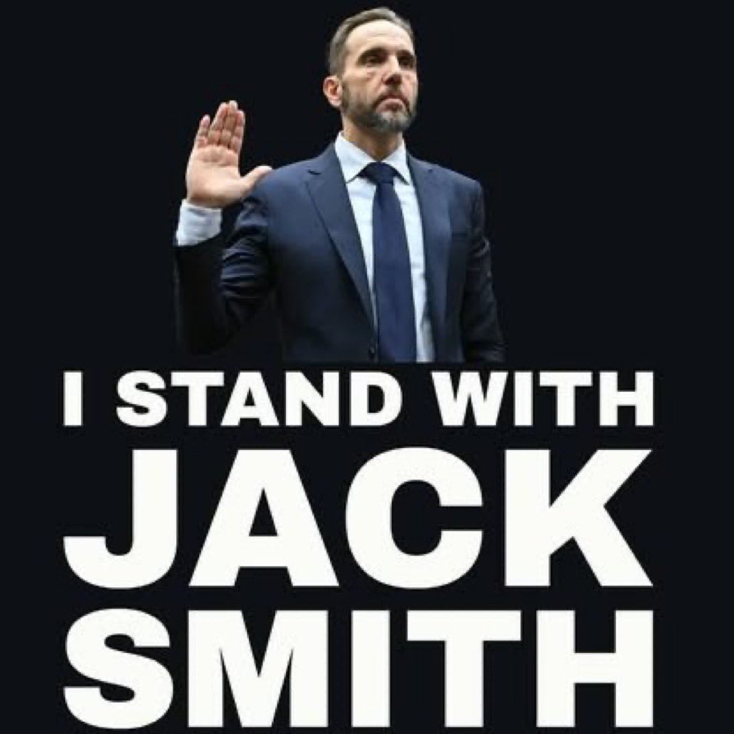 AZ_Brittney's tweet photo. Jack Smith, Trump's Shitty Job
As President and all of the X tea! 🔥

7:00 PM Eastern on Spaces 

 https://t.co/iCizciPcjc https://t.co/HUqkBypWow